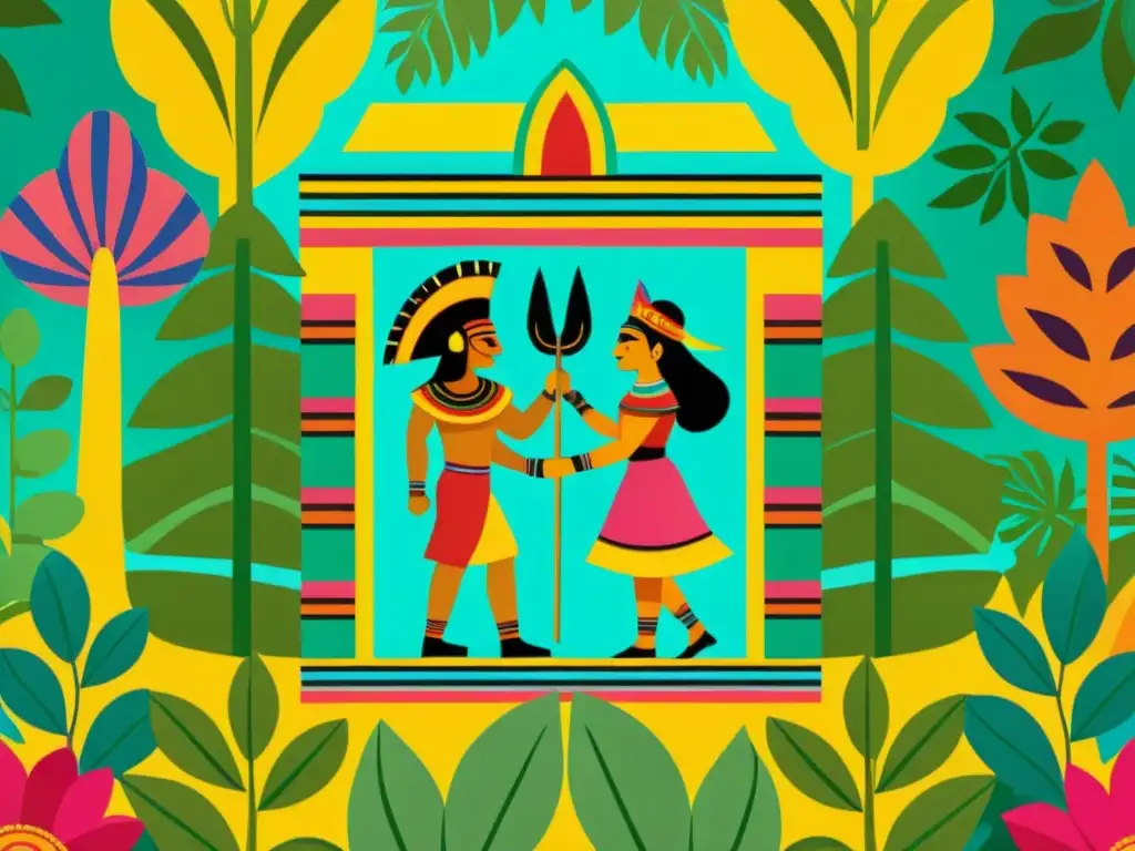 Arte en papel mesoamericano: creatividad ancestral Arte en papel: Usos inesperados papel América precolombina en ilustración detallada de la vida mesoamericana
