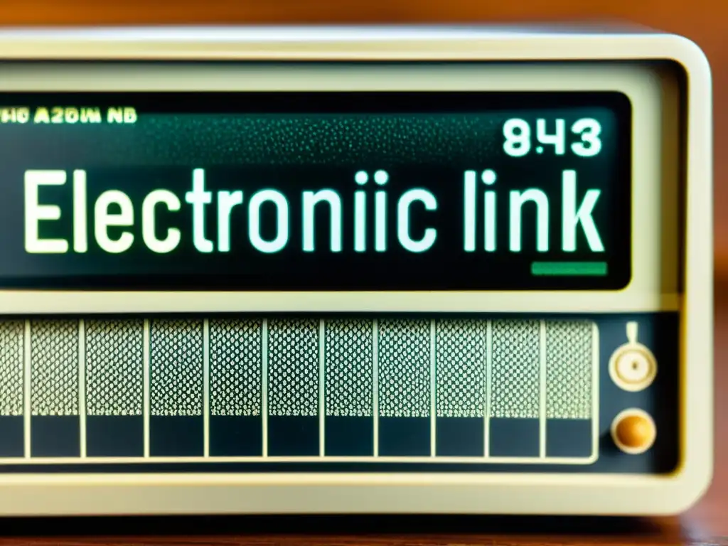 Una fotografía en primer plano de un antiguo display de tinta electrónica, evocando nostalgia y evolución tecnológica